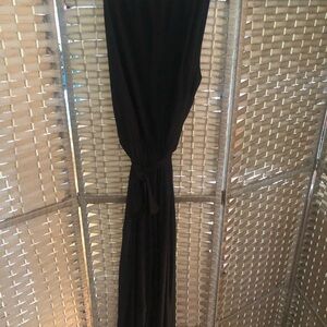 Chic Black Sleeveless Jumpsuit